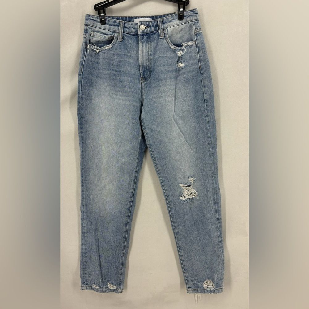 VERVET BY FLYING MONKEY Light Blue Ankle Jeans